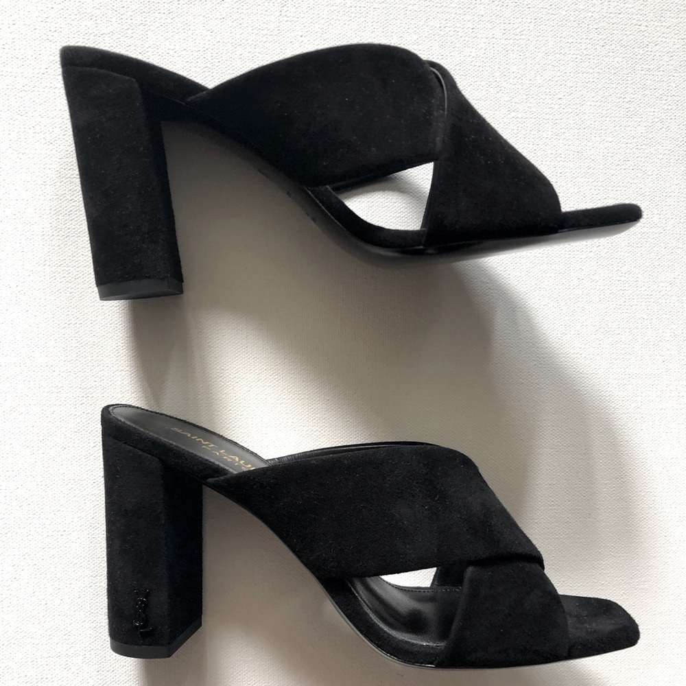 Saint Laurent Suede Sandals